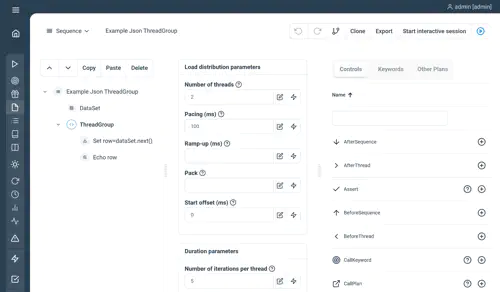 ThreadGroup Json